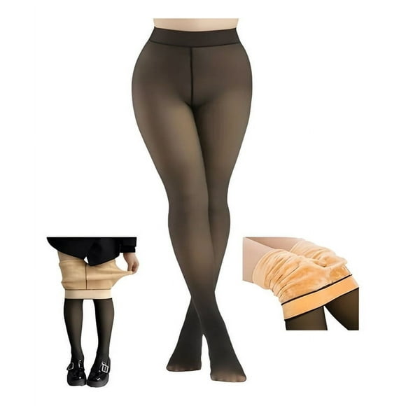 Panty Efecto Piel Mujer para Invierno con Forro