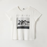 Polera Manga Corta Mujer Foto Blanco Friends