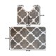 thumbnail image 5 of Conjunto De 2 Alfombra De Baño Suaves Absorventes Microfibra gris, 5 of 5