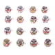 thumbnail image 4 of cascabeles de navidad colgantes encantos adorno 16 piezas flor 20mm, 4 of 5