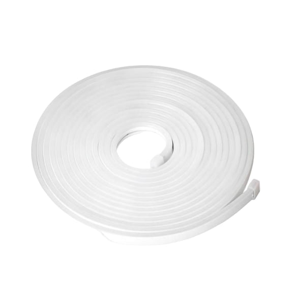 Tira De LED De 5 M Cinta De Tubo De Luz De Cuerda De Neón Flexible Impermeable 12V Bar Adv Sign Blanco Cálido