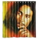 thumbnail image 1 of Cortina de ducha del famoso cantante Bob Marley, juego de cortina de baño con ganchos, tamaño 60 x 72 pulgadas, 1 of 3