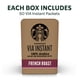 thumbnail image 2 of Café instantáneo Starbucks VIA Dark Roast French Roast 50x1.8g, 2 of 8