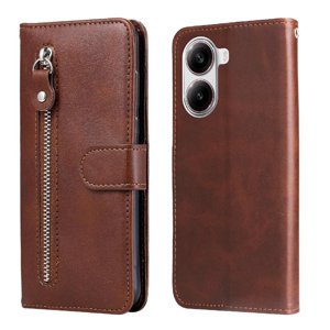 Gangxun - Funda Con Cremallera Para Xiaomi Poco X7 Pro, Carcasa Cartera De Cuero Pu Con Soporte Y Tarjetero