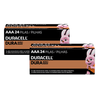 Pila Duracell Aaa, (Caja 48 Pilas, Triple A, Dura Más)