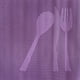 thumbnail image 3 of Set de Individuales Decorativo Cubierto 4 Piezas Morado, 3 of 5