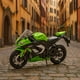 thumbnail image 4 of Moto Kawasaki 2009 Ninja ZX-10R Escala 1:18 - Welly, 4 of 5