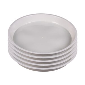 Magideal - 5 Platillos Para Plantas, Bandejas Para Macetas, Prácticos Platillos Redondos Para Macetas, Resistentes Para Uso Doméstico, Para Interiores Y Exterior L