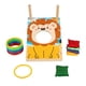 thumbnail image 3 of Juego de lanzamiento de bolsas de frijoles, juguetes de playa al aire libre, tablero de cornhole portátil para niños, juego de lanzamiento de anillos, 3 of 5