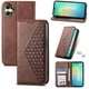 thumbnail image 1 of Funda Flip FOXDOCK para Samsung Galaxy A07 , Estilo Billetera con Diseño Rombo, Correa de Mano y Soporte, Uso Diario, 1 of 6