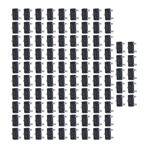 Ioensy - 100 Piezas Ao3401 Transistor De Efecto De Campo Buena Disipación De Baja Potencia Actual