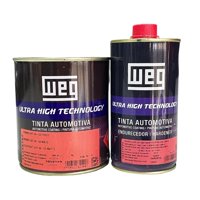 Barniz Mate Automotriz Opaco Clear Hs Weg W50 Kit 1/4 Gl. Blanco