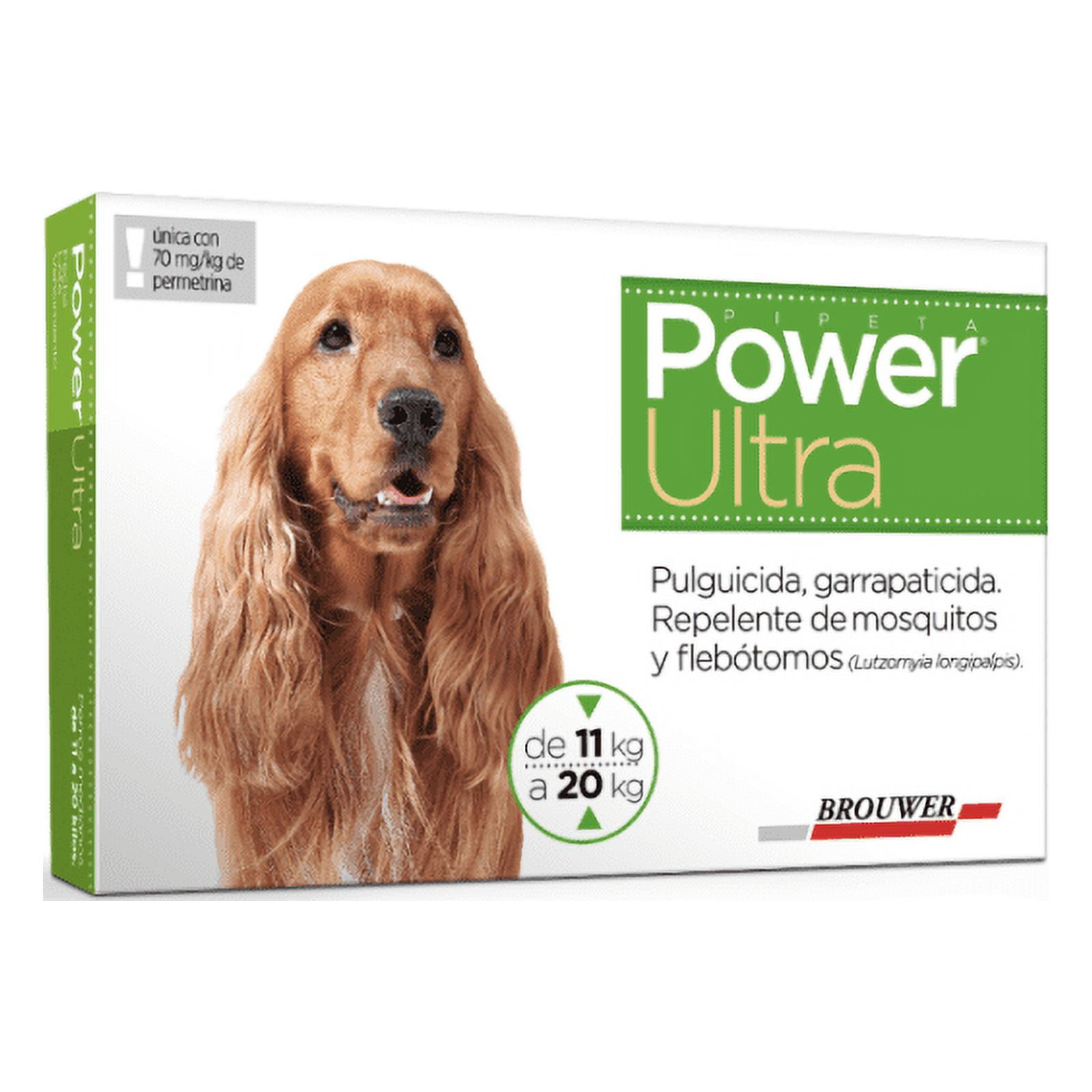 Antiparasitario Power Ultra Para Perros de 11 a 20 Kg.
