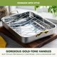thumbnail image 5 of Bandeja para asar GreenPan 41 × 33 cm con rejilla de acero inoxidable, 5 of 7
