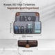 thumbnail image 3 of Bolsa de aseo para hombres, Bolsa de aseo de viaje esenciales, Organizador de rollo de baño compacto resistente al agua para la higiene, kit de afeitado, regalos para hombres (marrón elegant, 3 of 3