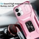 thumbnail image 2 of Funda Armada para iPhone 16 con Tapa Deslizante y Soporte Magnético Giratorio Rosa, 2 of 5