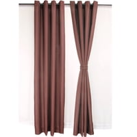 Masel - Set Cortina Barbara 8 Pzas. 1.40 X 2.25 Chocolate