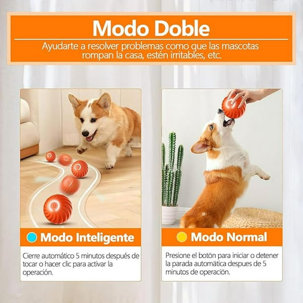 Juguete Interactivo Para Perros, Pelota Inteligente Recargable Por