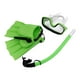 thumbnail image 1 of Conjunto De Snorkel Gafas De Natación Tubo De Respiración Ajustable Para Buceo De Verano Al Aire Libre Verde Tamaño UE 30 A 35, 1 of 3