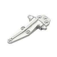 Magideal - Accesorio De Bisagra Para Puerta De Frigorífico Y Congelador, Piezas De Acero Inoxidable Para Frigorífico, Pieza De Reparación De Hardware Para Puerta Con Costilla