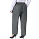 thumbnail image 3 of Pantalones de Oficina de Trabajo Plisados de Talla Grande para Mujer de Agnes Orinda, de Cintura Alta, Rectos, Casual de Negocios con Bolsillo 5X Gris Claro, 3 of 6