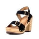 thumbnail image 5 of Sandalias Taco Casual Negra Mujer Weide JS58, 5 of 8
