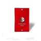 thumbnail image 1 of Interruptor de llamada de emergencia Valcom V-2976 rojo de acero inoxidable, 1 of 1