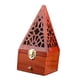 thumbnail image 3 of Soporte De Incienso De Cono, Muebles Piramidales, Caja De Quemador De Incienso De Madera Para Inauguración De La Casa, Madera Roja Alta, 3 of 5