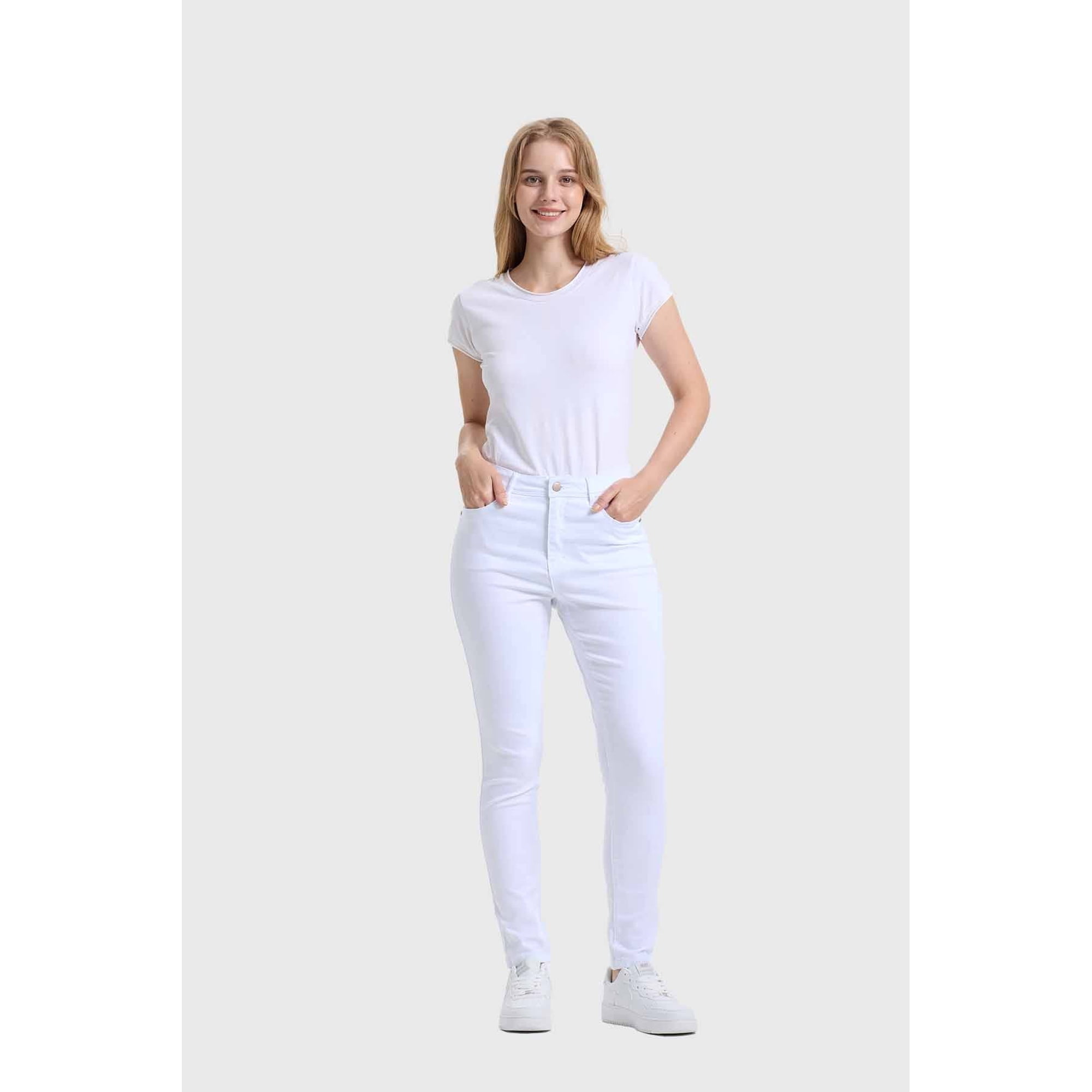 Fashionspark - Jeans Mujer Emilia Blanco