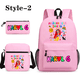 thumbnail image 1 of Cartoon Manana Sera Bonito 3 Piece Backpack Boys Women's Cute Rucksack Shoulder Bag Pencil Bag Teenage School Bag, 1 of 3