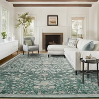 Alfombra Amada Homefurnishing, Lavable, Vintage, Antideslizante, 8 X 10