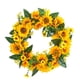 thumbnail image 2 of Guirnalda De Girasol Hojas Verdes Guirnaldas De Primavera Verano Guirnalda De Flores Artificiales, 2 of 2