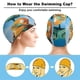 thumbnail image 3 of Rango Gorro de Natación de Licra, Gorro de Baño de Tela Cómoda, Gorro Elástico Antideslizante para Hombres, Mujeres y Niños, 3 of 6