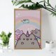 thumbnail image 4 of Pusheen Kits de Pintura de Diamantes para Adultos 5D DIY Diamond Art Kits Full Drill Diamond Dots para Regalo Decoración de Pared y Relajación Artes de Gemas 20*30cm, 4 of 6