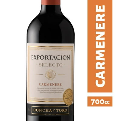 Vino Tinto Exportación Selecto Carmenere Botella