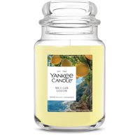 Tarro Grande De Candle Yankee Candle Con Aroma A Limón Siciliano, 650 Ml
