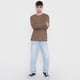 thumbnail image 4 of Polera Hombre Manga Larga Lisa Café Corona, 4 of 5