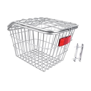 Ioensy - Cesta Trasera Para Bicicleta, Cesta De Almacenamiento Para Bicicletas Plegables Para Niños, Senderismo Al Aire Libre