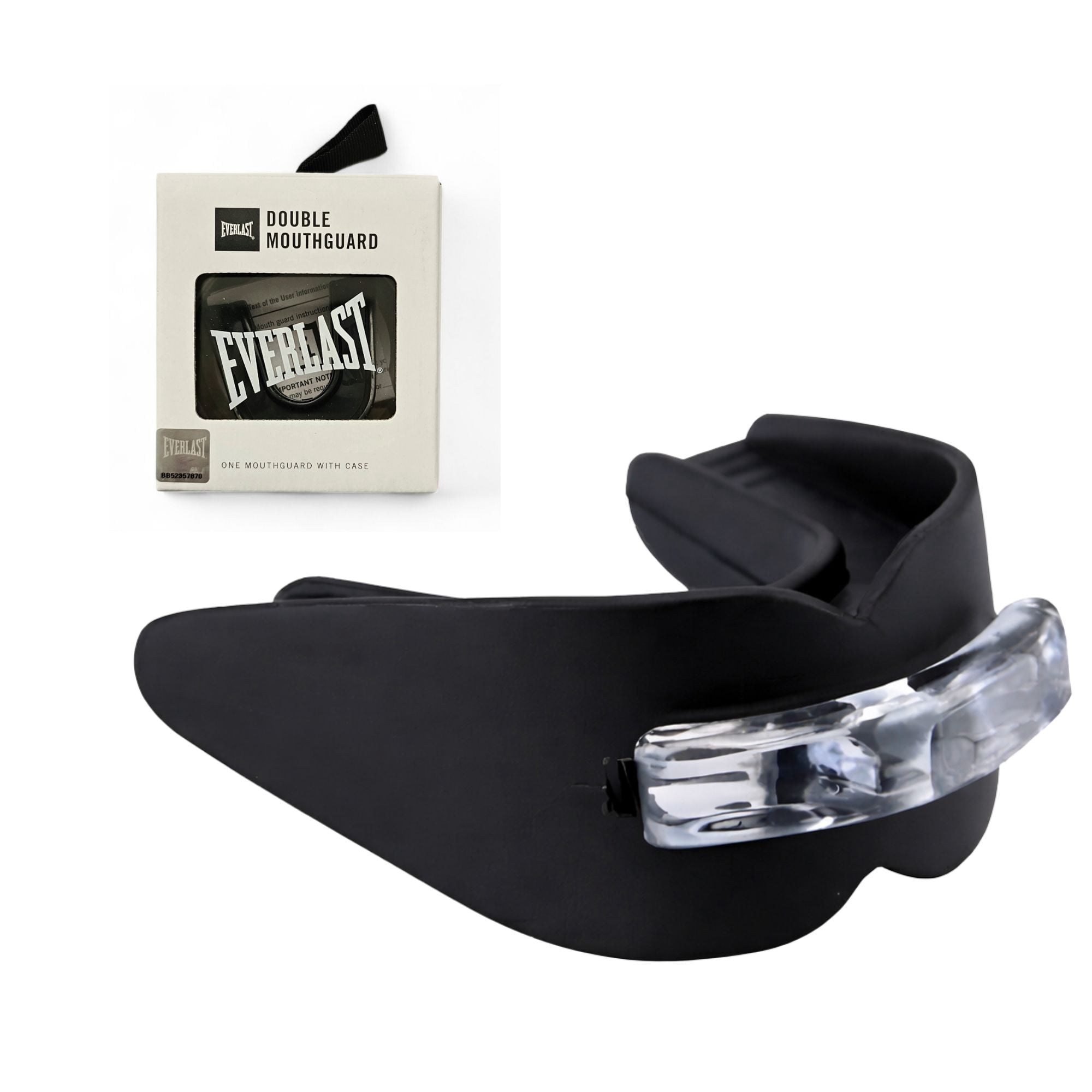 Protector Bucal Everlast Negro Doble