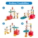 thumbnail image 2 of Set de construcción Hape Quadrilla Stack Track con 90 piezas, más de 4 pulgadas, 2 of 6