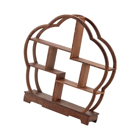 Bothyi - Estante De Exhibición De Madera, Escaparate, Soporte De Exhibición De Tetera Para Encimera De Mesa