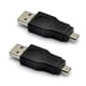 thumbnail image 1 of Adaptador USB 2.0 UCEC A-Macho a Micro-Macho negro (paquete de 2), 1 of 4