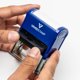 thumbnail image 2 of Sello de goma Vivid Stamp Q-200 con tinta azul, 2 of 9
