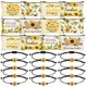 thumbnail image 1 of Set de 24 piezas WZSTNBLA: Bolsas de cosméticos y pulseras de amistad con girasol, 1 of 7