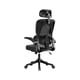 thumbnail image 2 of Silla de Escritorio Ergonómica con Cabezal Ajustable Negro, 2 of 7
