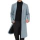 thumbnail image 1 of Abrigos para Hombre INSPIRE CHIC de un Solo Pecho con Cuello de Solapa, Manga Larga, Abertura Trasera, Talla XL, Gris Oscuro, 1 of 7