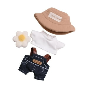 Genérico - Ropa De Muñeca De Peluche De 17 Cm, Juego De Simulación A La Moda, Accesorios Para Fotos, Conjunto De 4 Piezas