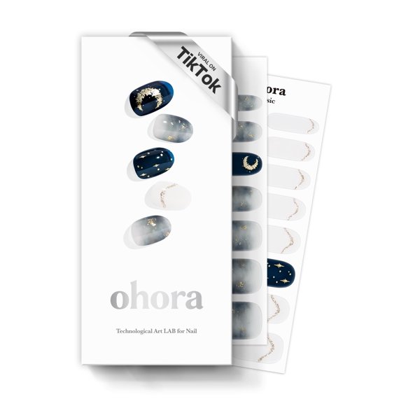 Tiras de Gel para Uñas ohora N Moonlight con Patrón UV/LED