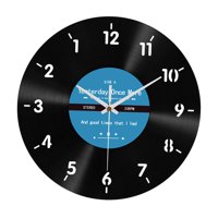 Magideal - Reloj De Pared Al Revés, Reloj Colgante De Pared Con Números De Arabia, Relojes De Pared Decorativos Creativos De 12 Pulgadas Para Decoración De Pared