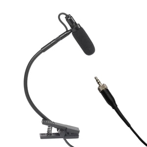 Bothyi - Micrófono De Condensador Con Pinza Y Cuello De Cisne Para Instrumentos De Viento Como El Saxofón.